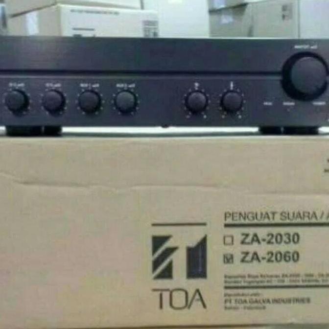 Promo Amplifier Toa 60W Toa Za2060 Za-2060 Ampli 60 Watt Ori Toa Za 2060