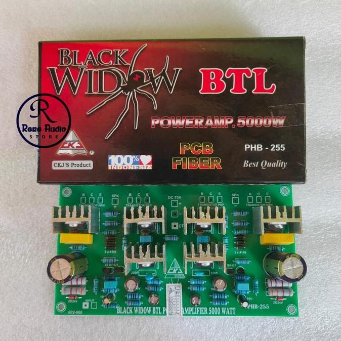 Produk Terbaru Kit Driver Power Amplifier Btl Black Widow 5000 Watt Power Amplifier