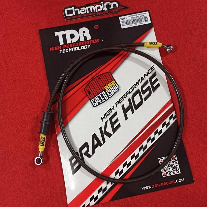 Selang Rem Depan TDR 110cm 110 cm Carbon All New NMAX 2020 UP NON ABS
