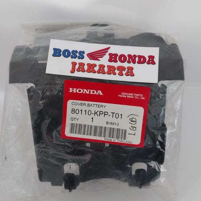 SPAREPART CBR 150R : 80110-KPP-T01 COVER BATTERY / COVER AKI CBR 150R FI CBU ORI HONDA THAILAND
