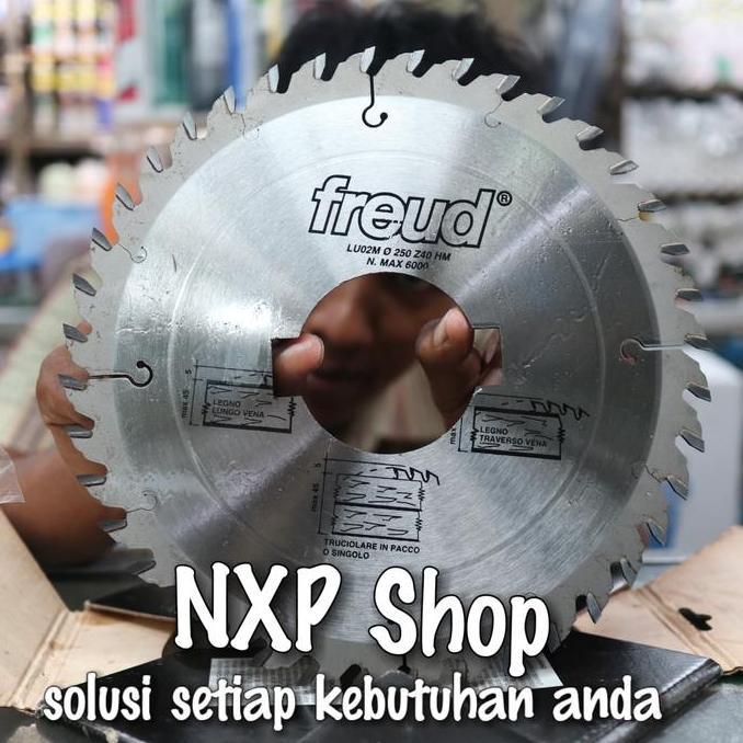 DAXZI circular saw 250 x 70DKN x 40T circle belah potong kayu 10" FREUD asli