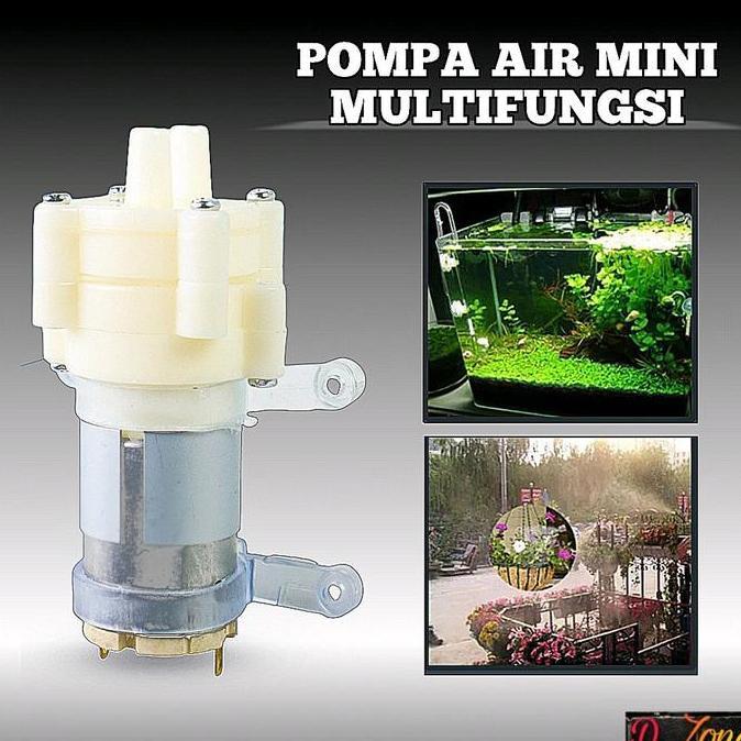 ZORRA8 Pompa Air Mini Multifungsi Pompa Air Aquarium Kolam Ikan Mini 12 V