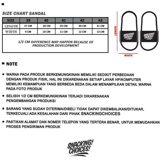 Snackingchoices | Sandal Slippers Youth Culture Black |