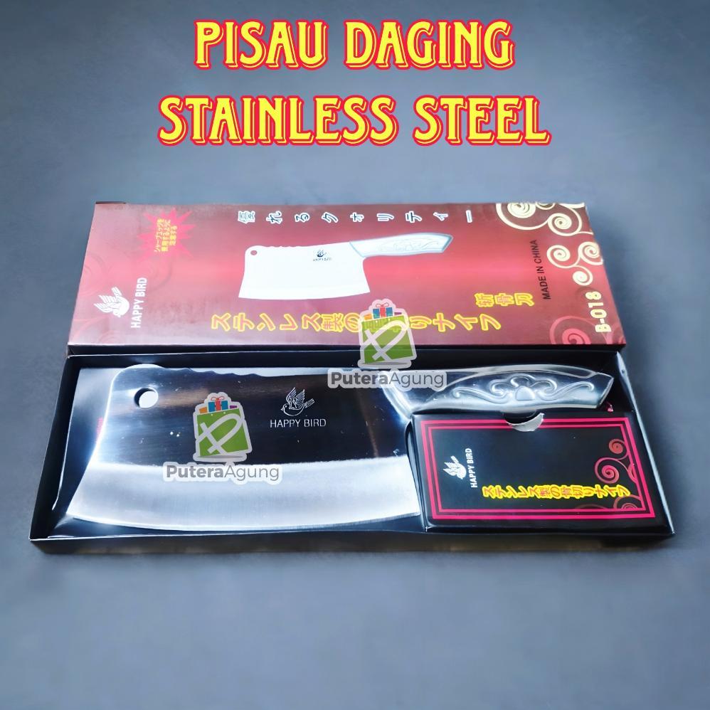 PISAU DAGING TULANG  KNIFE STAINLESS TEBAL