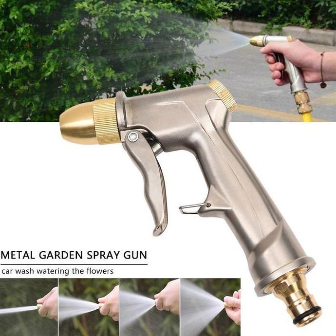 ZORRA8 Kepala Semprotan Air Jet Cuci Mobil Motor Steam Taman Pure Copper Water Gun CZ207