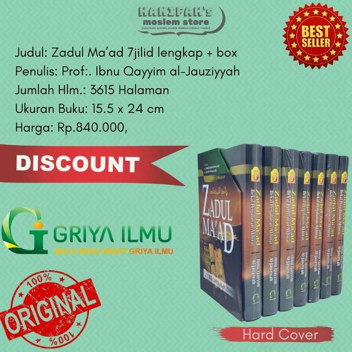 Zadul Maad Zadul Ma Ad Zadul Ma'ad Komplit 7 Jilid + Box ORIGINAL