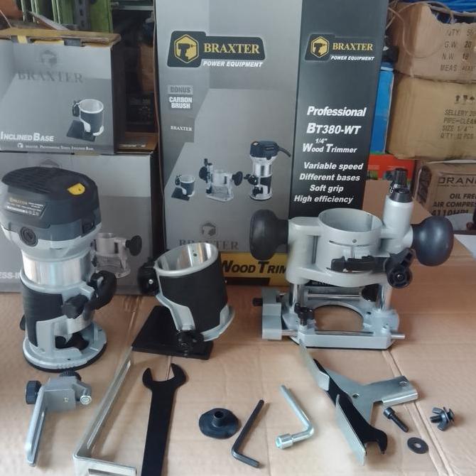HATSUD BT 380 WT WOOD TRIMMER, ROUTER BISA GANTI DUDUKAN