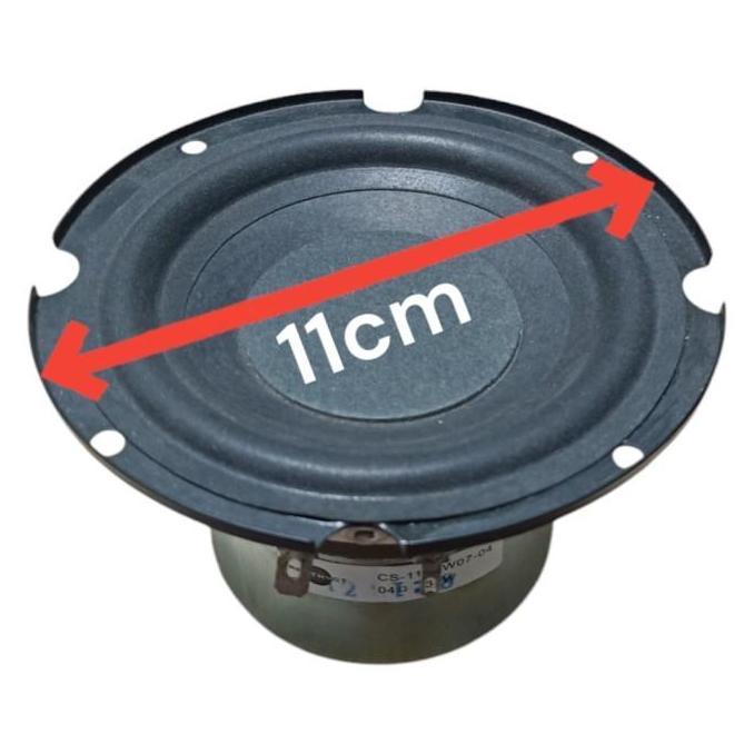 Grosir Komponen Speaker Subwoofer 4 Ohm 30 Watt 4 Inch