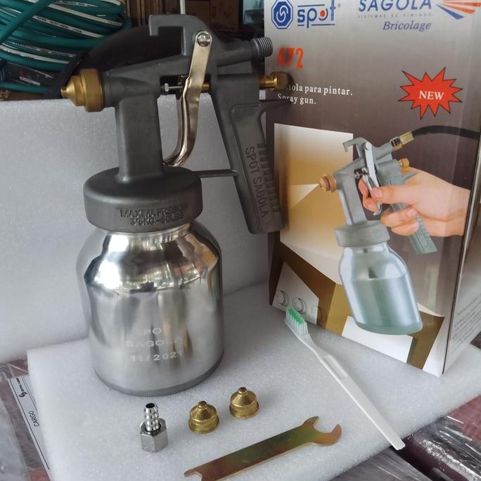 HATSUD Spray Gun Tabung Bawah/spray gun F472 spot SAGOLAA-f472 sagolaa f472