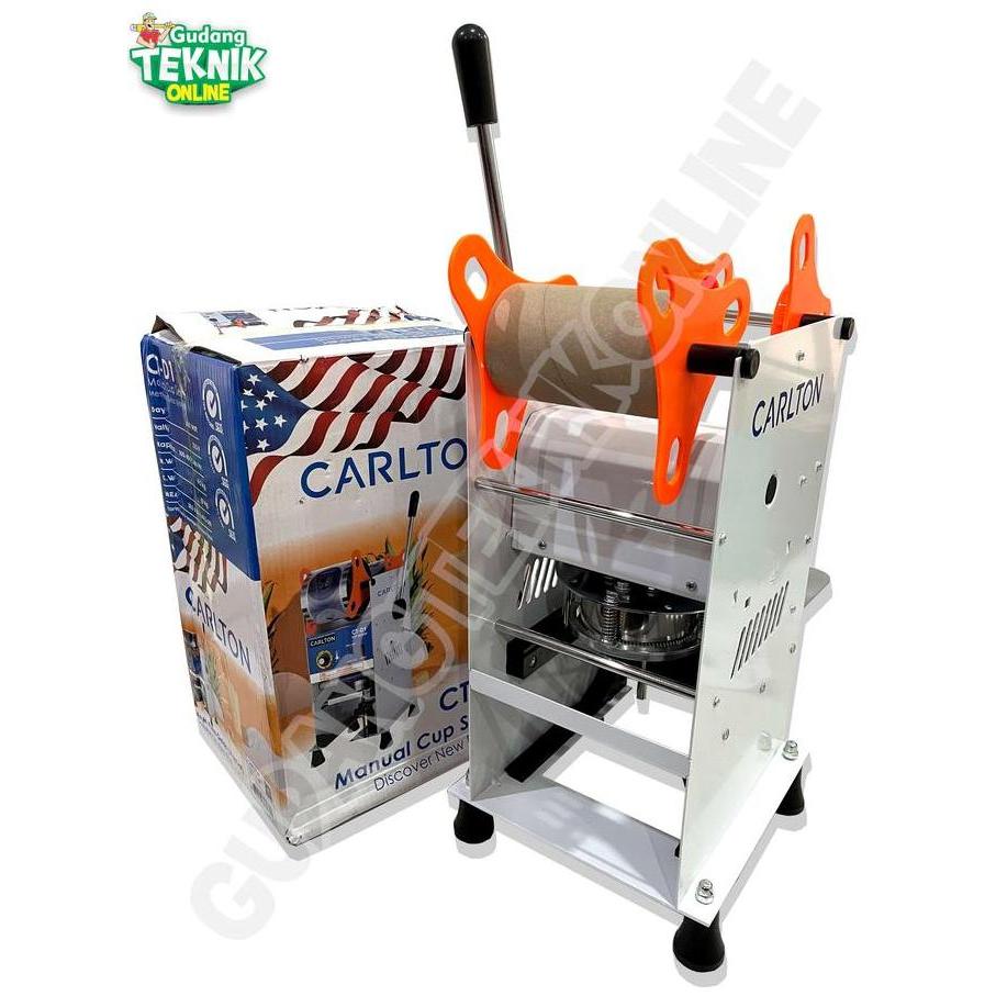 ARTHIONE Mesin Cup Sealer CARLTON CT-D1 / Alat Press Pres Gelas Plastik D1 16-22Oz Mesin Penyegel Se