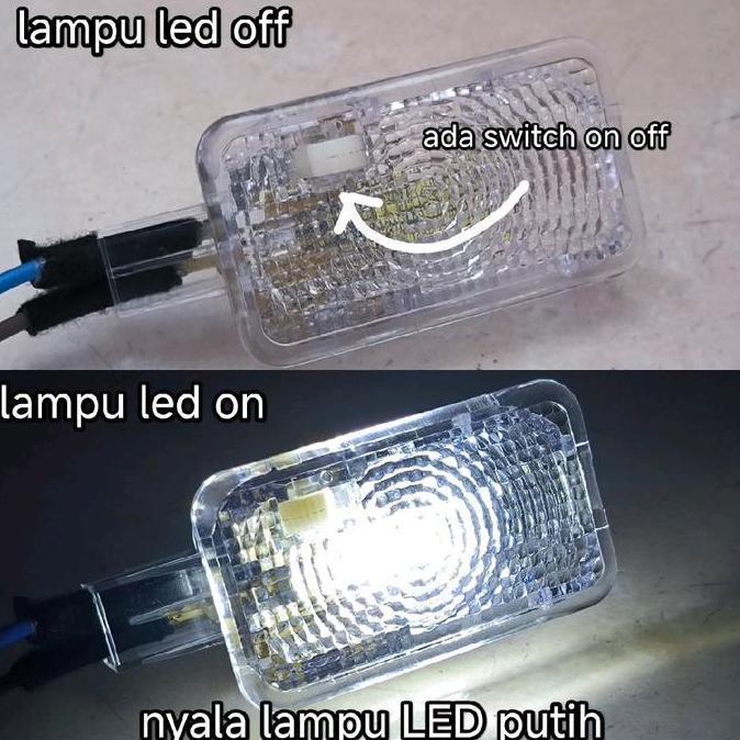 lampu bekleding bagasi belakang honda jazz GE8 GK5 HRV CITY GM2 ada tombol on off lampu bagasi belak