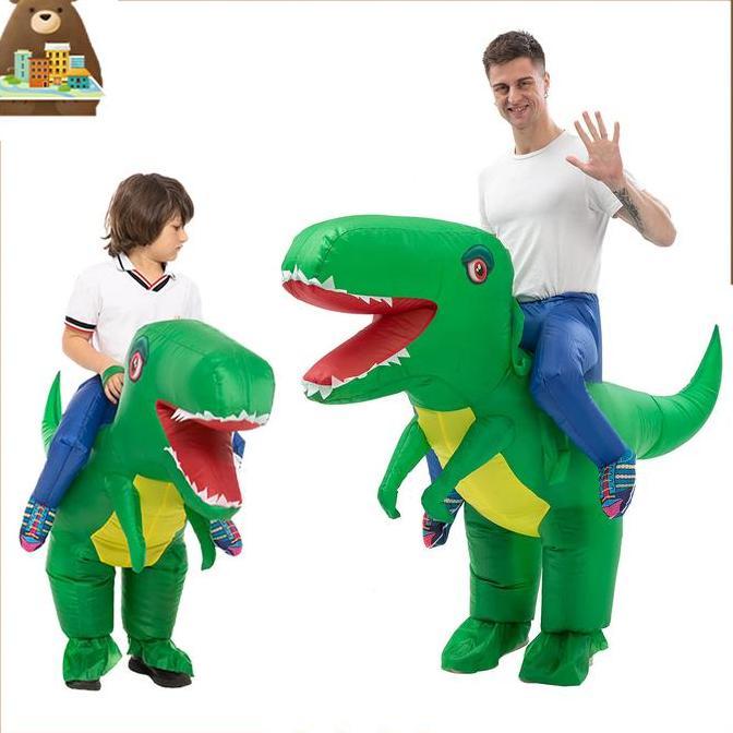ARTHIONE Kostum Baju Badut Kostom Dino Kostum Dinosaurus Dewasa Anak Bayi Inflatable Costume Baby Ch