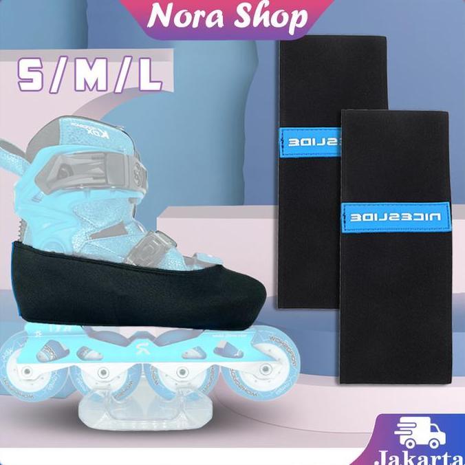 GERAMANK 2Pcs Cover Boots Sepatu Roda Cover Roda Inline Skate Protector Sepatu Roda Sarung Sepatu Ro