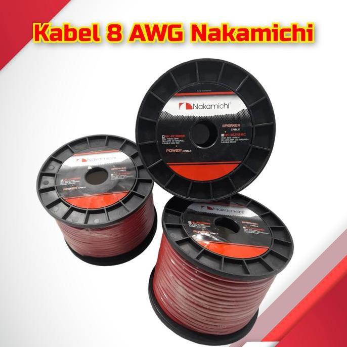 Nakamichi Kabel 8 AWG power audio ground mobil 8 GA Hi Quality