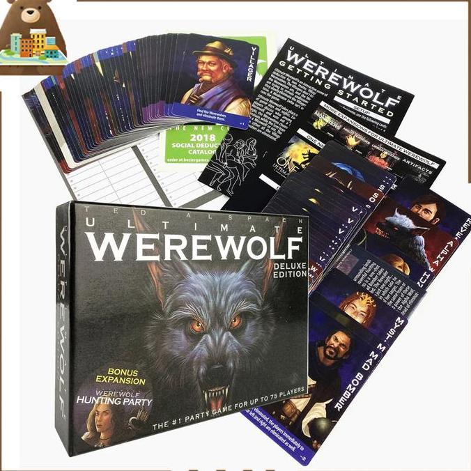 LEONAB Kartu Werewolf Ultimate Werewolf Deluxe Edition Board Game Card Games