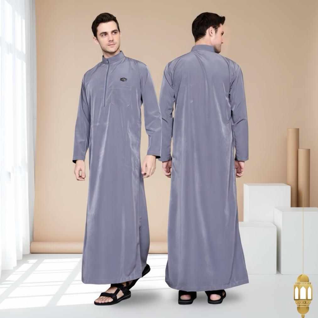 new jubah slimfit hitam toyobo terlaris gamis putih polos pria gamis pria khaleed gamis hitam polos 