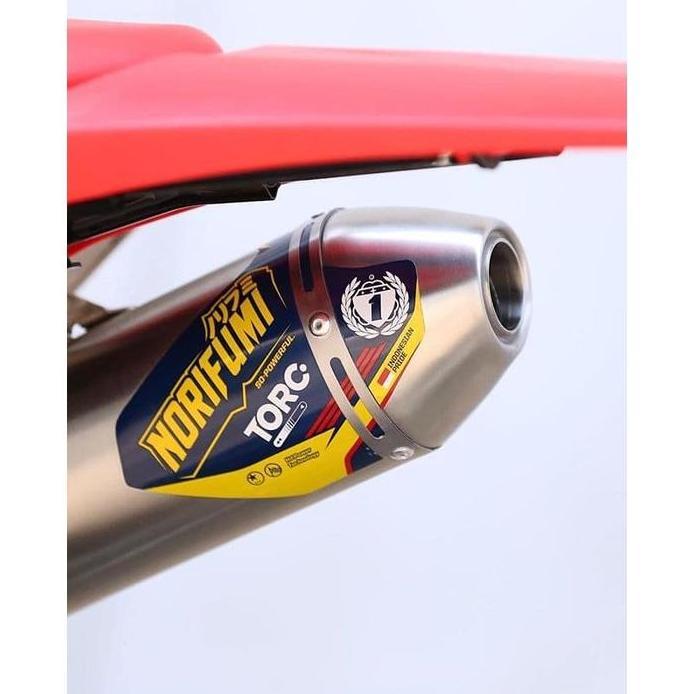 Knalpot Ori Norifumi TORC CRF 150 L Stainless - Honda CRF150L