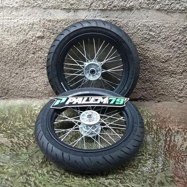Wheelset KLX 150 & Dtracker Supermoto - Paket Ban Velg 17 300 350