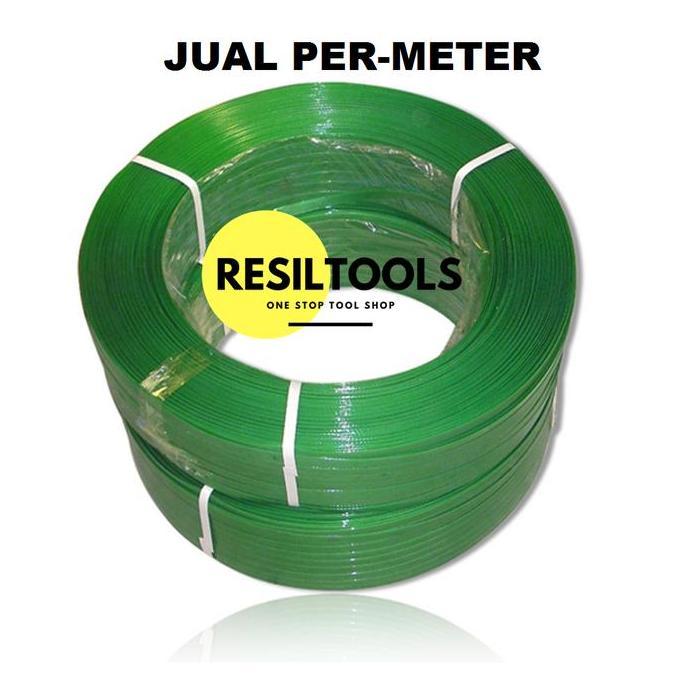 Sabuk Packing 11 mm Biru Gesper Plastik Barang Raping Belt Permeter