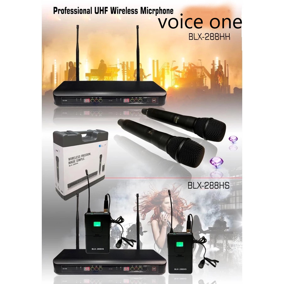 microphone wireless blx288 voice one HH dan PJh suara mantap sale