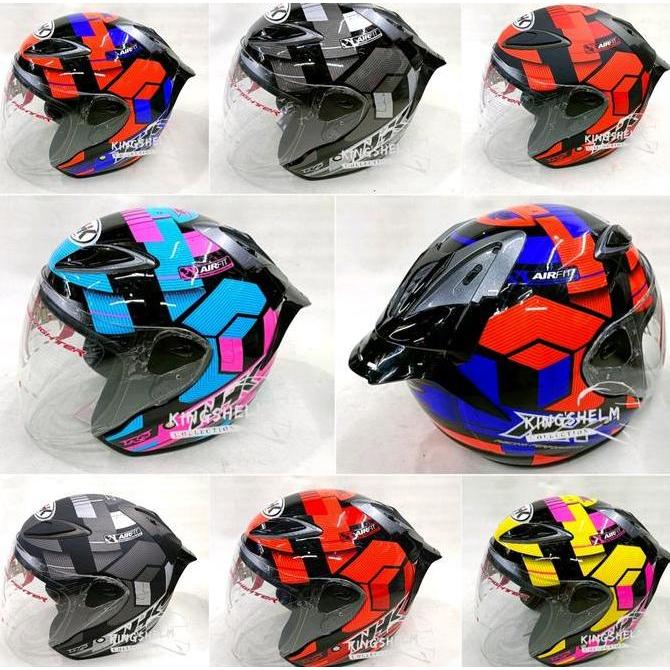 helm nhk r6 cube plus spoiler paket gantetng