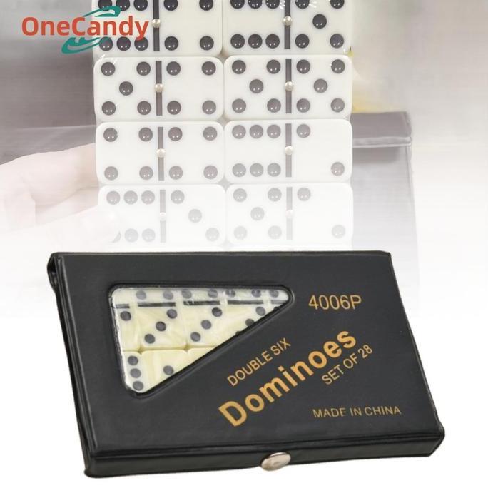 ASTAROL 28PCS/Set Batu Domino Tebal / Gaple Batu Domino / Batu Domino Rox Besar Tebal Premium Domino