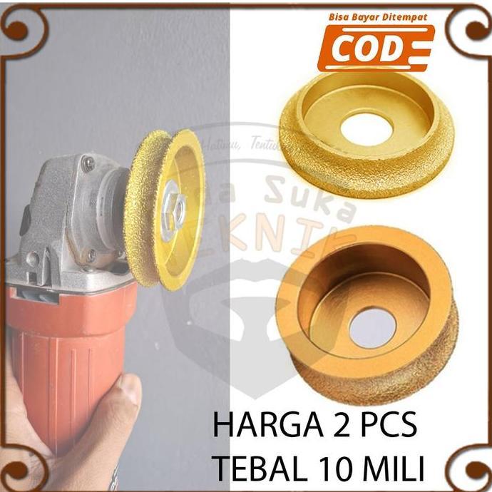 AHROKA Mata Pinggul Bevel Granit Bullnose Mata Roda Granit Gerinda Ukir