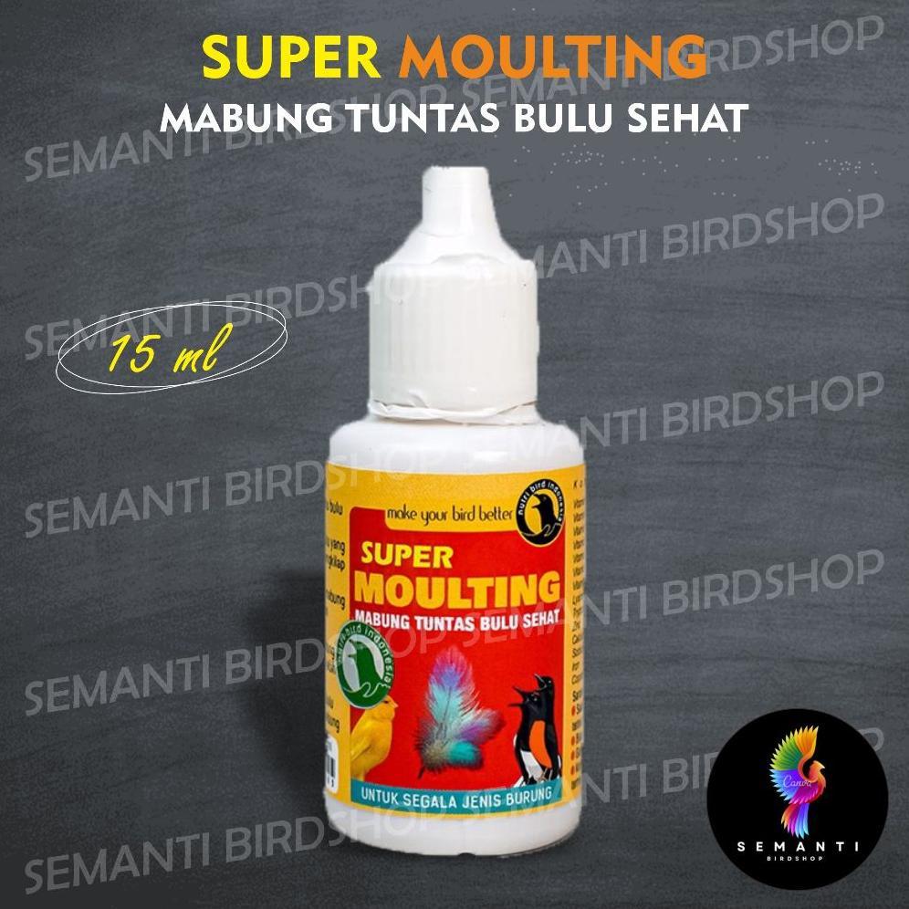 JUAL SUPER MOULTING NUTRIBIRD VITAMIN OBAT BURUNG MABUNG NGURAK NYULAM RONTOK BULU ANTI MACET STRES
