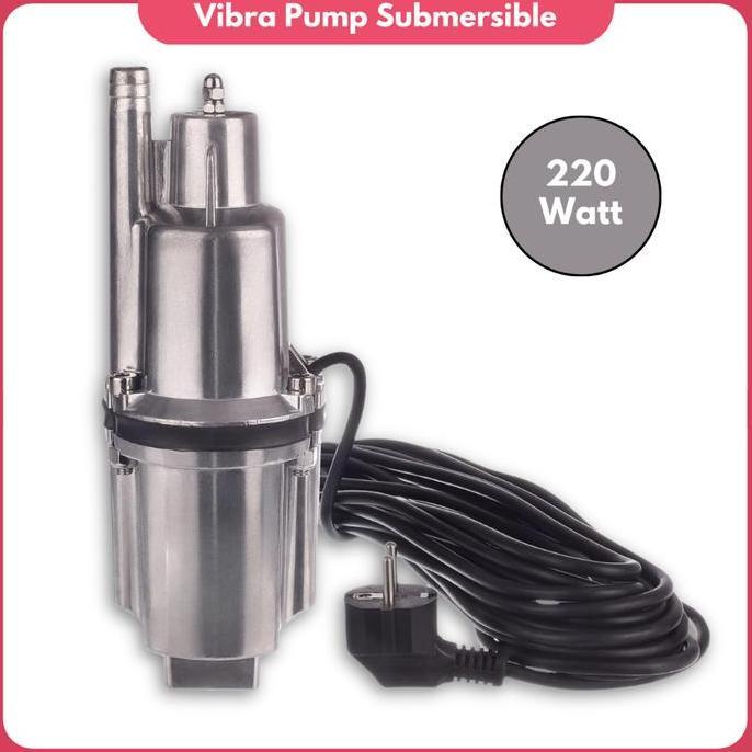 IYLBISC Pompa Getar Rucheek Vibra Pump 70 Meter Pompa Sumur Bor Submersible Pump 220W Pompa Celup
