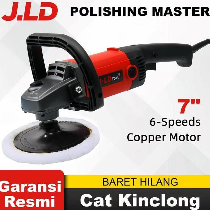 SISIMANG_BENANG - JLD 7" ANGLE POLISHER  MEGA POLISH MOBIL MANTAP  ALL-IN-ONE  ROTARY BUFFER MASTER 