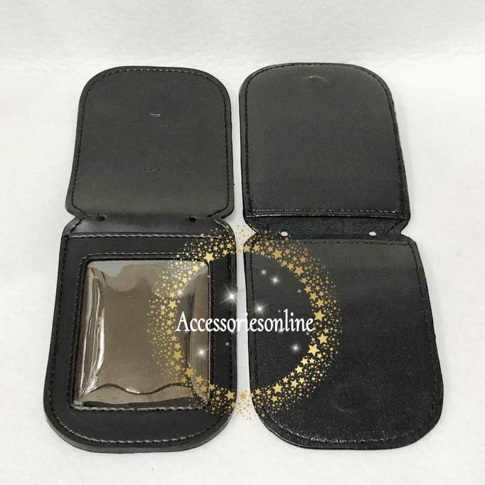 ID CARD DOMPET KULIT OVAL / ID CARD KTP NAME TAG