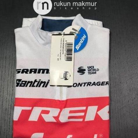 Promo Santini Kid Cycling Jersey Team Trek Segafredo / TFR XC Trek Factory Racing - Classic Regular 