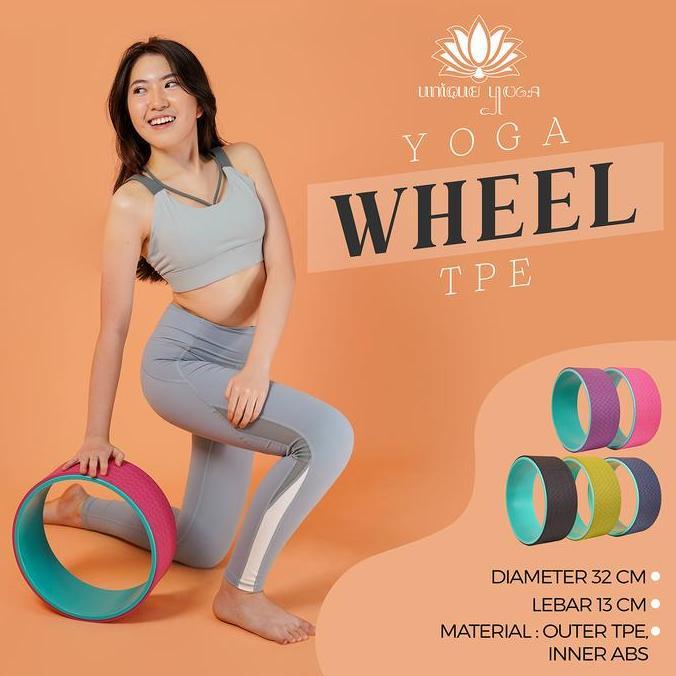 Handiknastujuh - Yoga Wheel TPE / Sports Yoga Wheel Yoga Roller Rad for Back Pain / Wheel Yoga Pilat