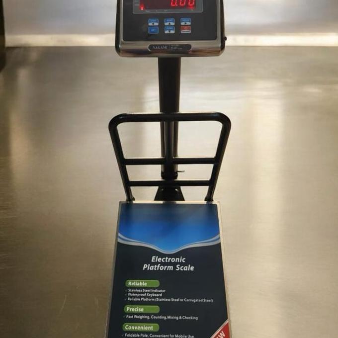 Errozishop - Timbangan Barang Digital 150Kg Duduk / Timbangan Lantai Camry 150 Kg Nagami