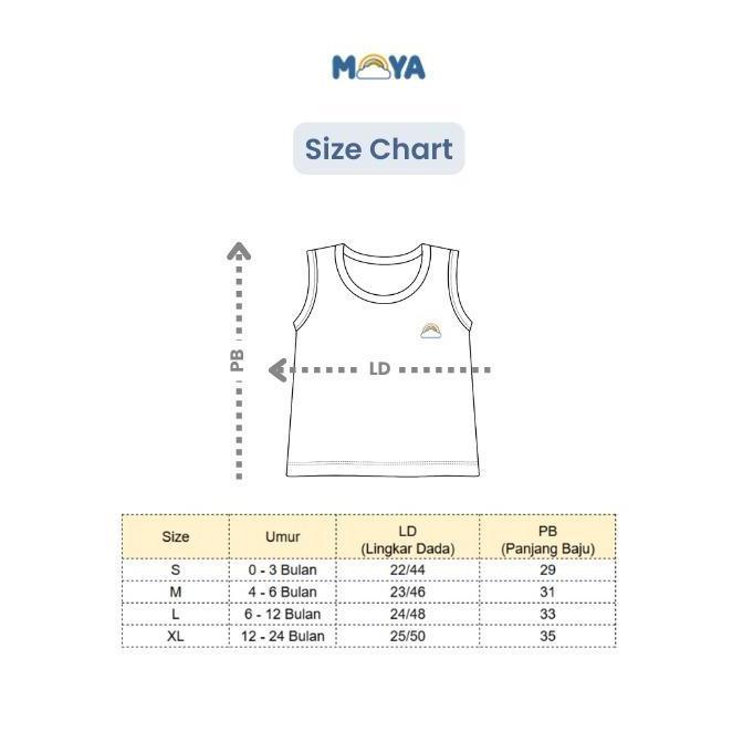 New MOYA Kaos Lekbong Katun SNI 0-2 tahun bayi newborn dan toddler