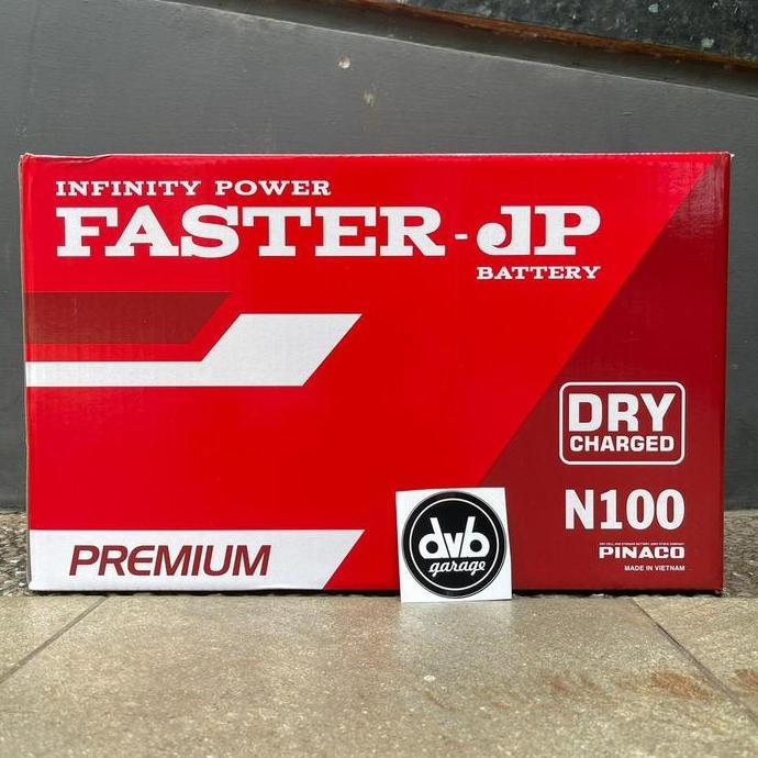 TENNIME ACCU FASTER JP N100 12V 100AH - AKI BASAH BATERAI BATTERY