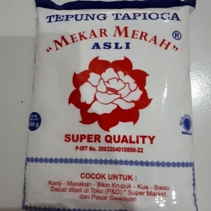 Tepung Tapioka Mekar Merah 500g