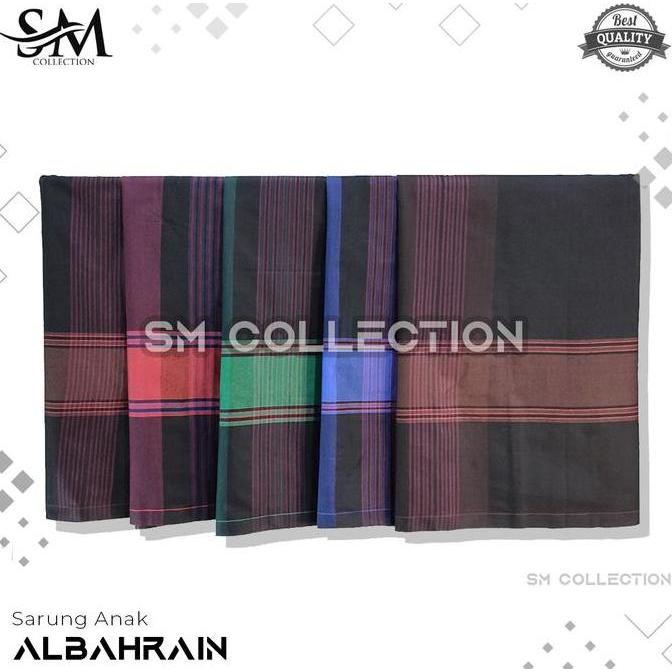 Sarung Tenun Anak Motif Garis Kain Muslim Koko Baju