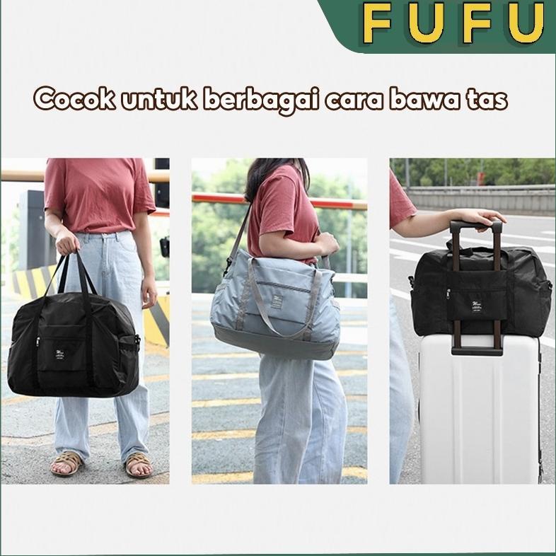Gratong Fufu Tas Travel Jinjing Besar / Tas Travel Kain Oxford Waterproof / Tas Travel Koper