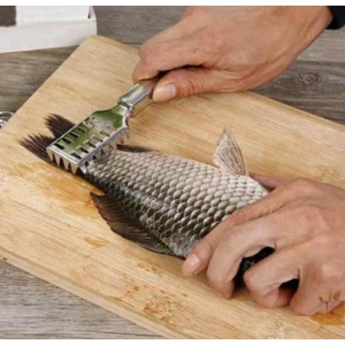 Pembersih Sisik Ikan Stainless / Serutan Pisau Sisik Ikan Stainless