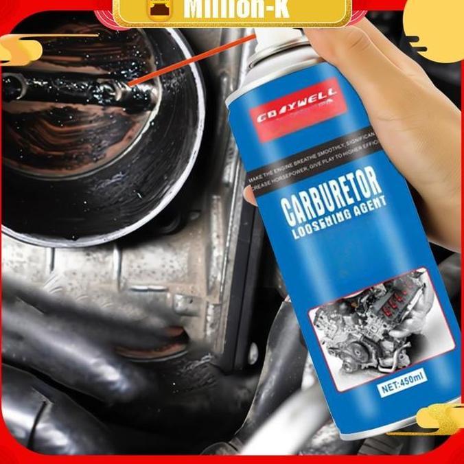 VIRYEOU 450ML Pembersih Karbu Carbu Karburator Injeksi Cleaner Karburator Cleaner Motor PROTOK