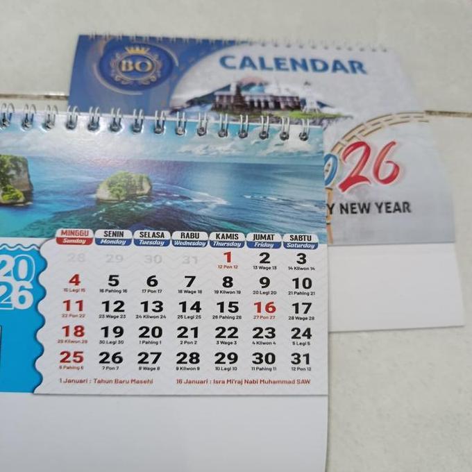 Kalender Meja TAHUN 2026 Banyak Pilihan / Kalender Duduk Terbaru lengkap