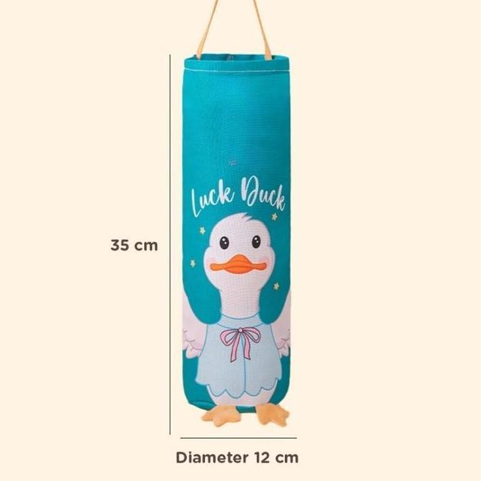 TENNIME Tas Organizer Penyimpanan Plastik Sampah/Storage Tas Gantung Organizer/Keranjang Rak Dispens