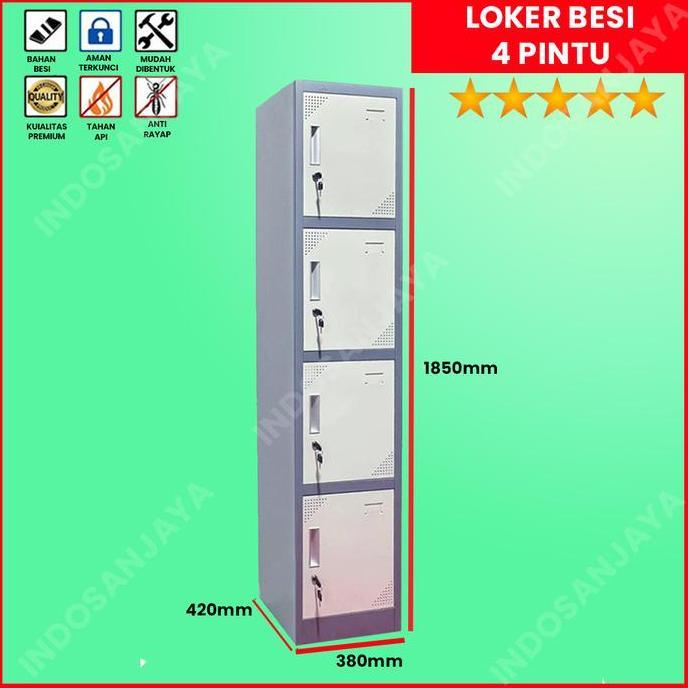 Loker besi 4 Pintu Locker Besi 4 Pintu