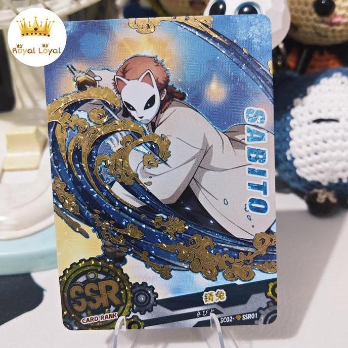 New Sabito Kartu CCG TCG Card Of God (COG) SSR Diamond Holo - Demon Slayer (SC02-SSR01)
