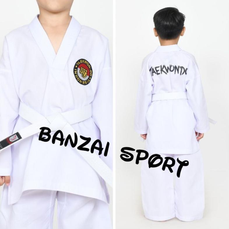 CALISTASPACE BAJU TAEKWONDO ANAK/DOBOK TAEKWONDO/SERAGAM TAEKWONDO ANAK VIRAL