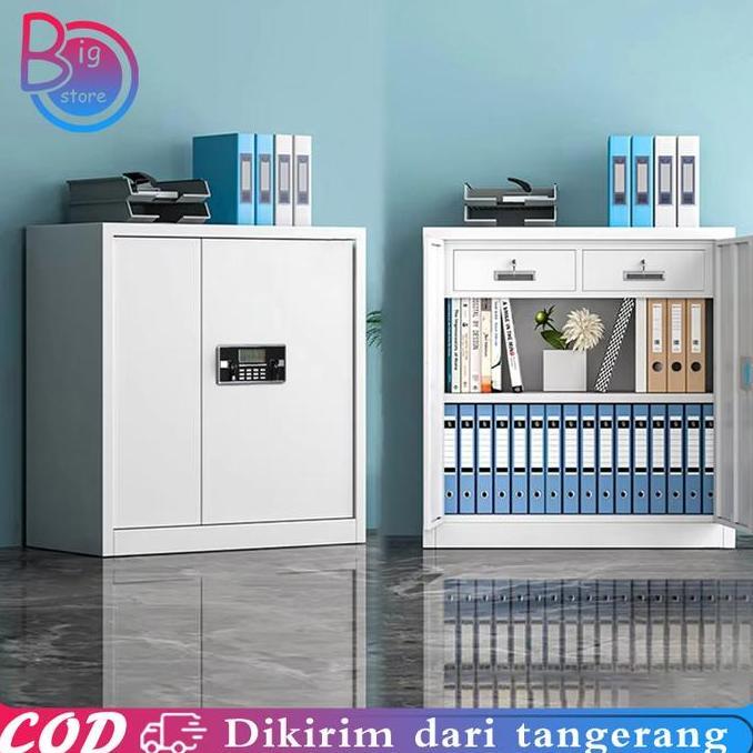 KOLANAME Brankas Besi Digital Loker Kata Sandi Elektronik Lemari Arsip Kata Sandi Brankas Kunci Laci