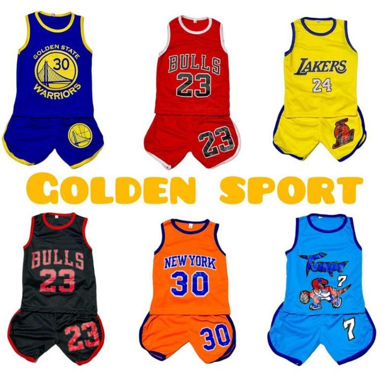 HANNABIMART STELAN BAJU BASKET SINGLET ANAK-ANAK/JERSEY BASKET ANAK TERMURAH ORIGINAL