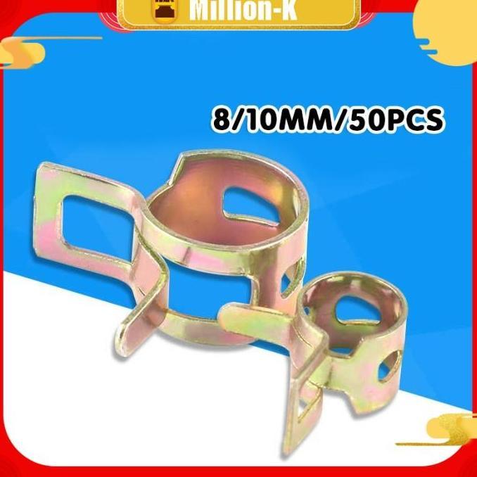 DAX 50pcs Klem Penjepit Selang Bensin Clamp Fastener / Klip Selang Bensin / Klem Clamp Hose Penjepit
