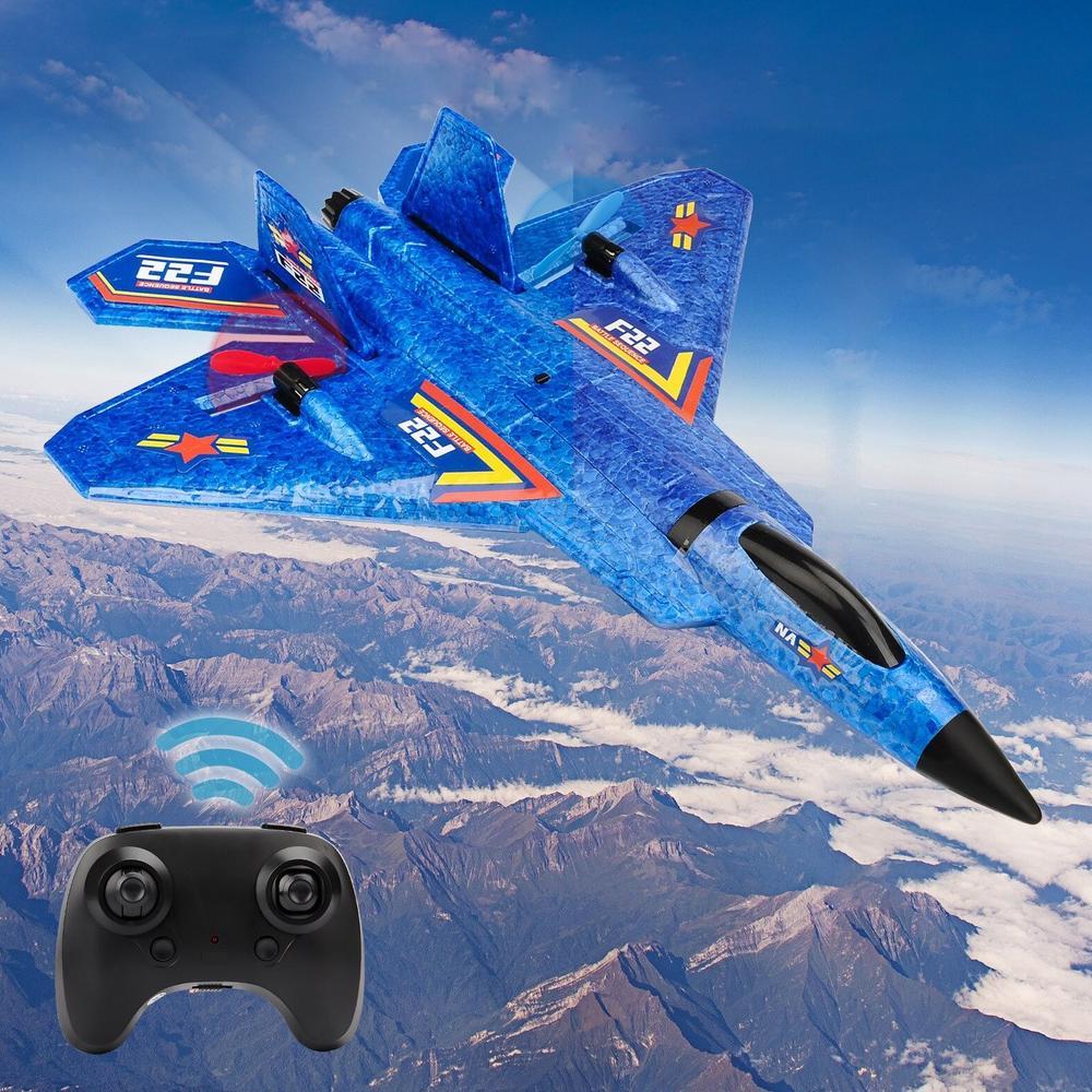 100% AMAN BABYCOLOR Mainan Pesawat Remote Control Terbang Lampu LED Pesawat RC Terbang RC Plane Terb